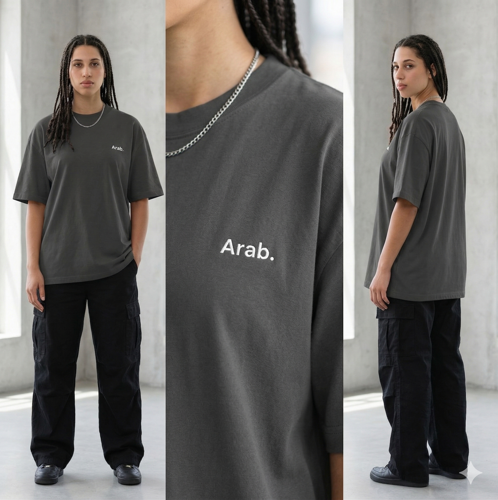 T-shirt oversize délavé Arab.